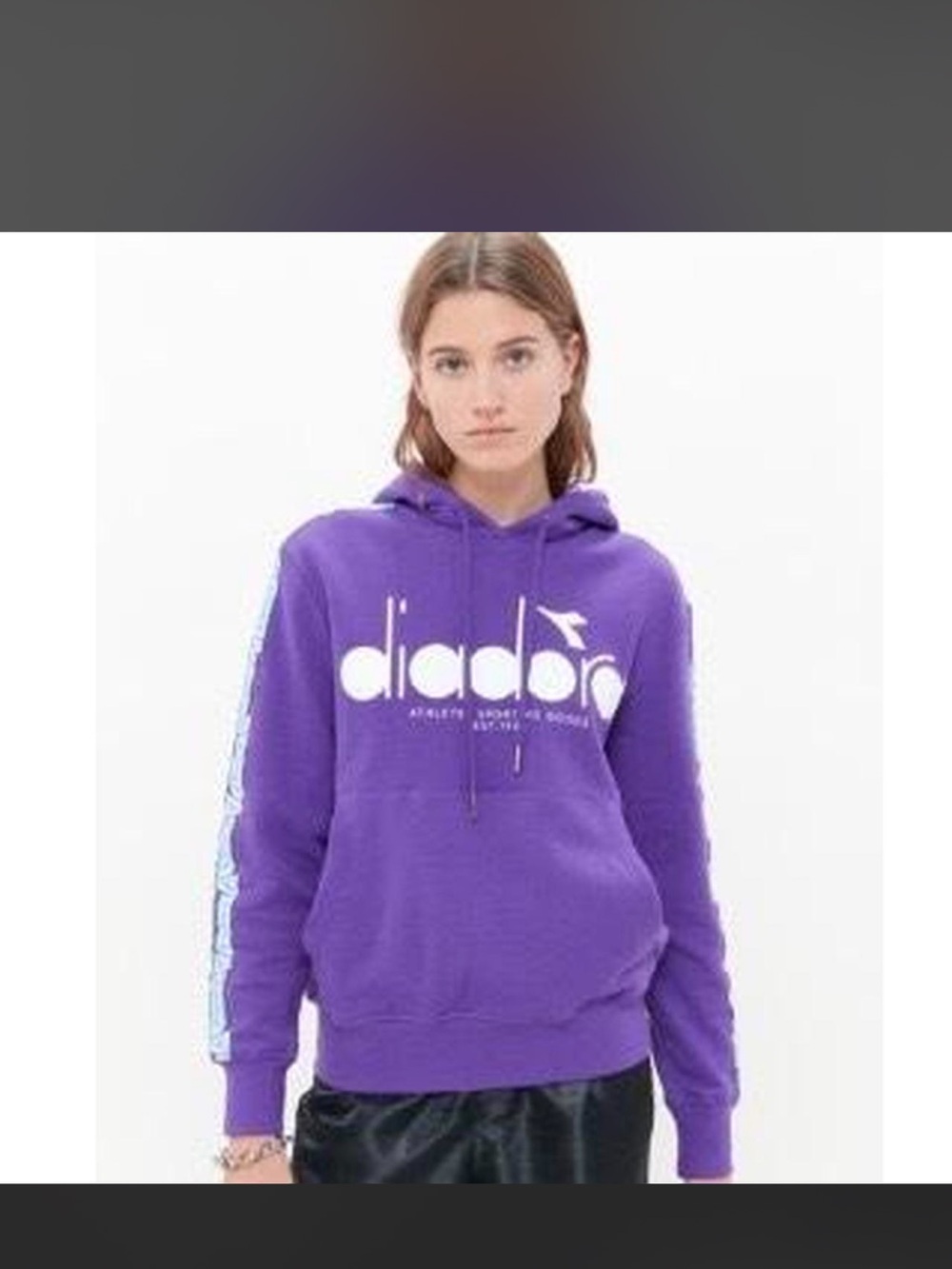 Urban Outfitters Diadora Purple Logo Hoodie